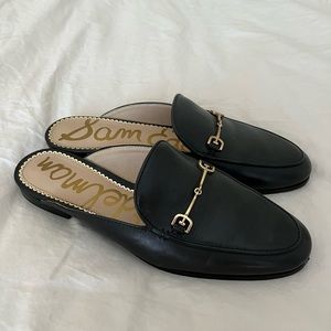 Sam Edelman Womens flat mules, size 8.5, black